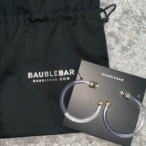 Bauble bar hoop earrings